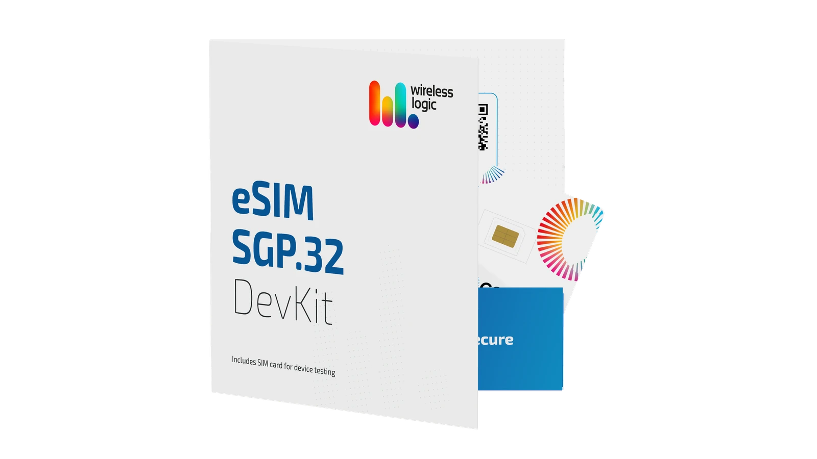DevKit Wireless Logic entrouvert avec sa SIM Conexa