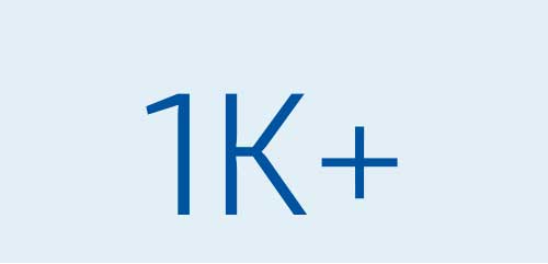 1K+ 1K+